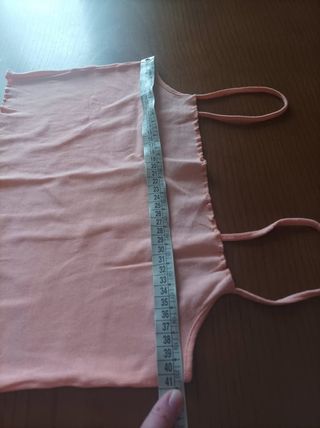 Crop top H&M rosa pesca taglia L