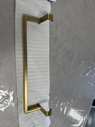 Toallero Mueble Oro cepillado