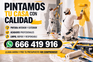 Pintura interior y exterior 666 419 916