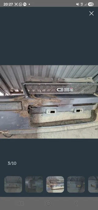 Parachoques Opel Kadett GSI para reparar