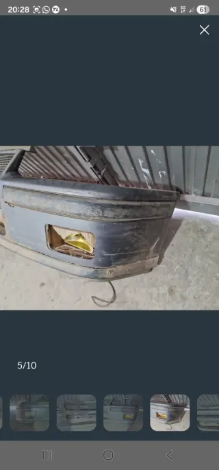 Parachoques Opel Kadett GSI para reparar