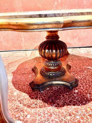 Entrada estilo Frances -mesa +espejo+2 sillones