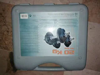 Mancuernas 20kg con maletín