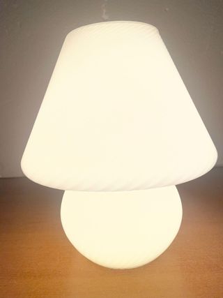 Lampada Fungo Vetro Vintage Anni 70