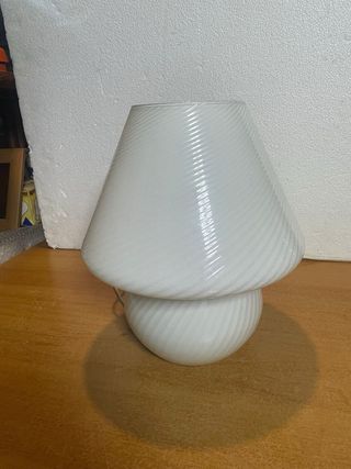 Lampada Fungo Vetro Vintage Anni 70