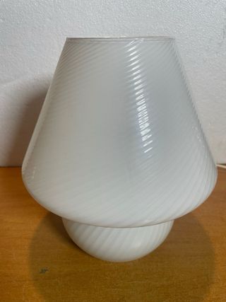 Lampada Fungo Vetro Vintage Anni 70