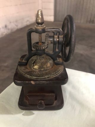 Macina Caffè Antica Legno Metallo