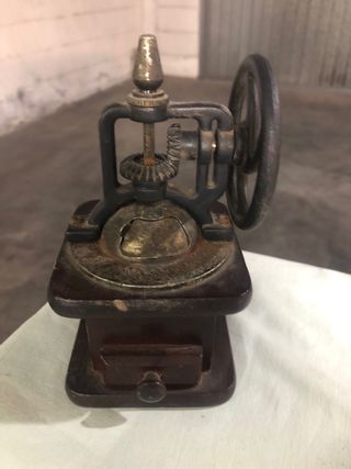 Macina Caffè Antica Legno Metallo