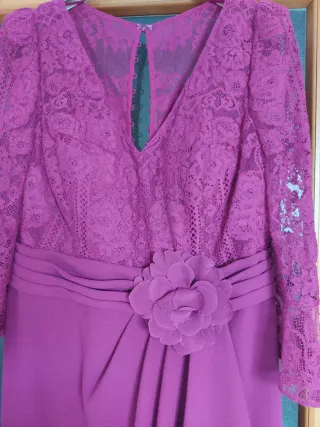 Vestido Rosa Clara invitada 1 solo uso