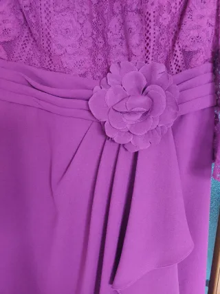 Vestido Rosa Clara invitada 1 solo uso