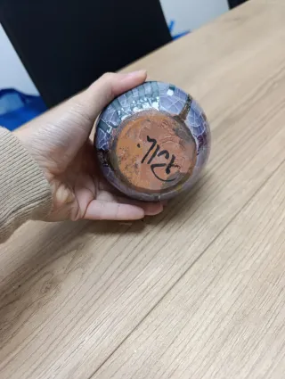 Vaso in ceramica sarda Claudio Pulli – firmato