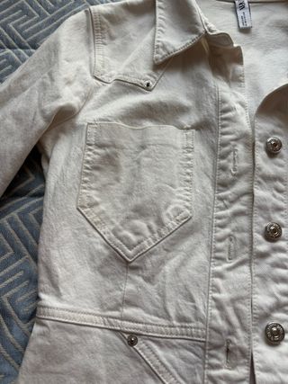 Vestido blanco vaquero