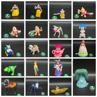 Lote 3: Figuras Juguetes Disney Variadas