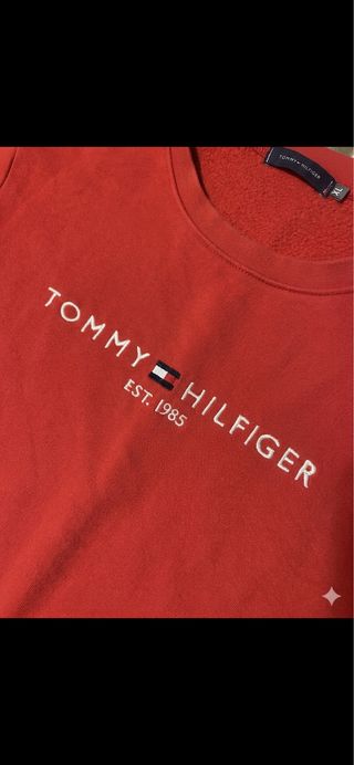 Sudadera Tommy Hilfiger Roja Talla L