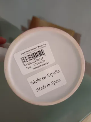 Taza cerámica pintada a mano