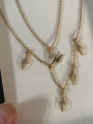 Collar bañado en oro 18k sfera