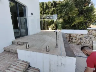 Barandilla de cristal 40m