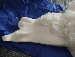 Vestido de Novia con Volantes