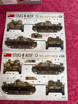 Maqueta Cazacarros Stug III Ausf. G 1945 Alkett