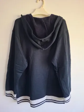 Sudadera azul con gorro talla L