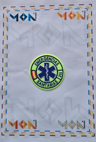 Parche bordado emergencias sanitarias