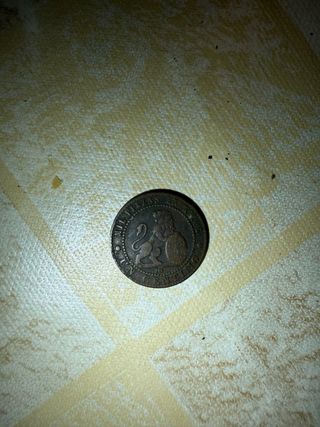 Moneda 1 Céntimo 1870 peseta