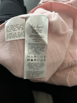 Vestito Luisa Spagnoli rosa con pizzo