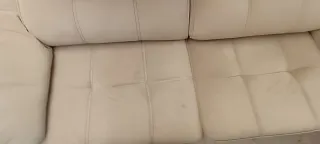 Sofá modular beige y marrón