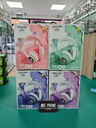 Auriculares de diadema cat