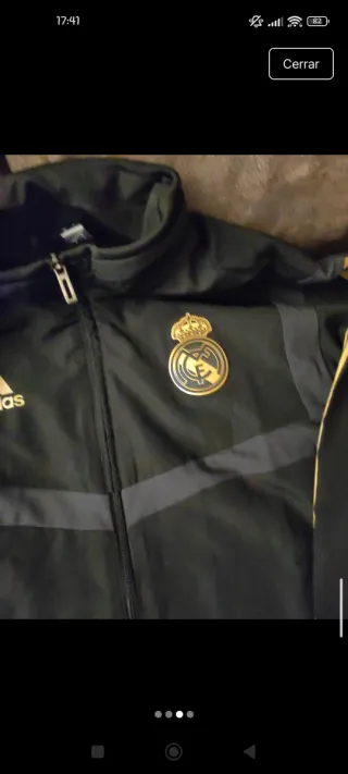 Chaqueta Adidas Real Madrid Talla S