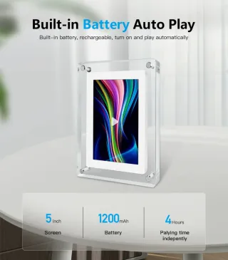 Marco de fotos Digital acrílico