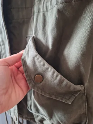 Parka cotone verde militare Tally Weijl XS