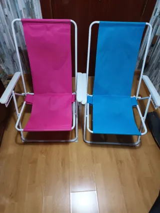 2 Hamacas Playa Azul y Rosa