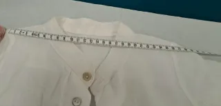 Camicia bianca lino fatta a mano