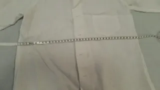 Camicia bianca lino fatta a mano