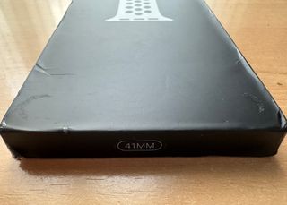 Apple Watch X Nike 41mm. Pure Platinum/Black Band