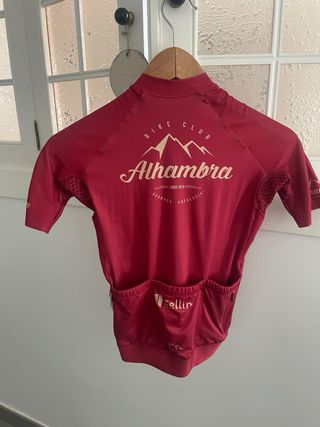 Maillot Ciclismo Rojo Alhambra Tactic Talla XXS