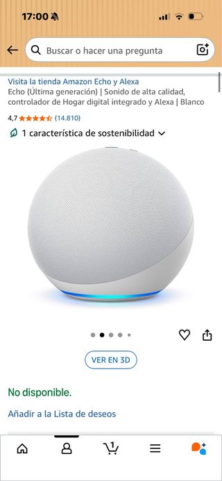 Amazon Echo 4ª Generación en Blanco y Smart Plug.