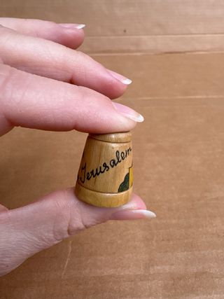 Ditale da cucito vintage Gerusalemme