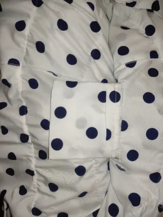 Traje de flamenca blanco con lunares