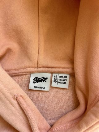 Sudadera Bershka coral