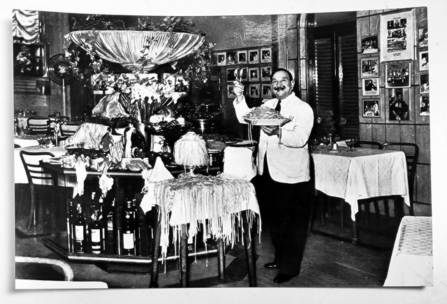 Menú Ristorante Alfredo (Roma). Años 60. Con foto