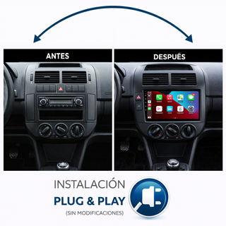 PANTALLA GPS VOLKSWAGEN POLO 2004-2011 CARPLAY