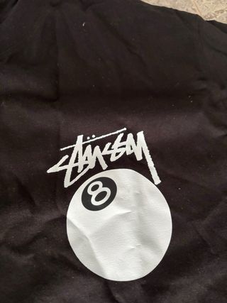 T-shirt Stussy 8-ball nera