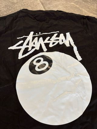 T-shirt Stussy 8-ball nera