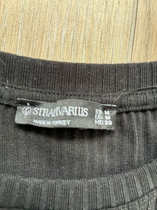 Top Negro Stradivarius