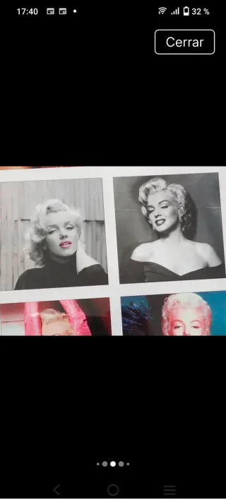 Marco con fotos Marilyn Monroe