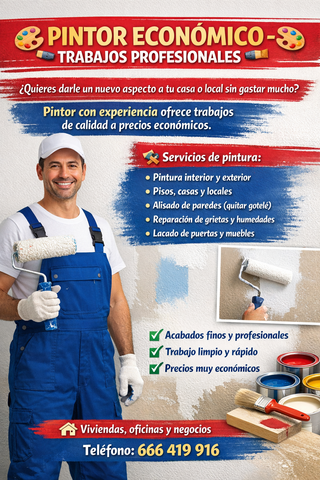 Servicios de Pintura Profesional Económico