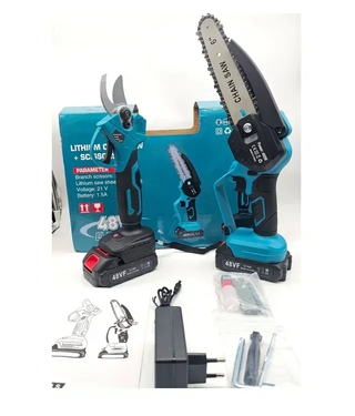 Kit Forbici E Motosega Giardinaggio 48V