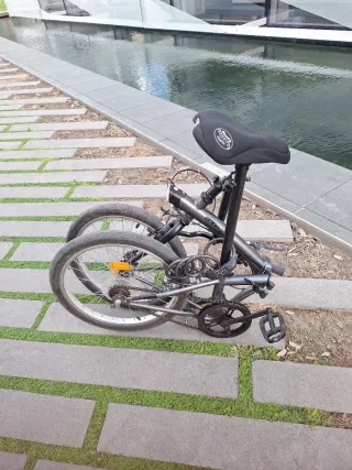 Bicicleta Plegable Gris